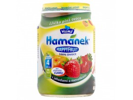 Hamánek пюре с клубникой и абрикосами 190 г